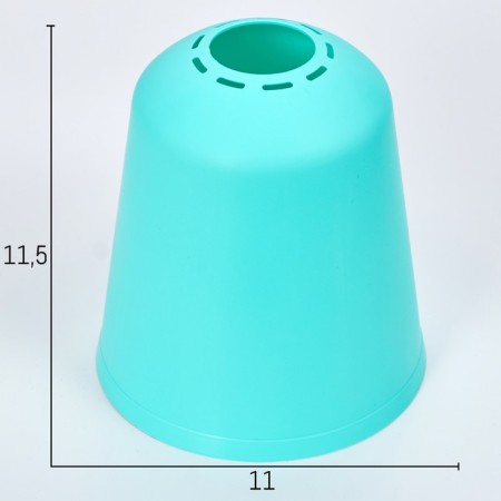 Universal "Cylinder" E14/E27 azure 11x11x12cm