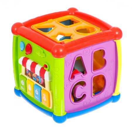 Developing toy "smart cube", light and sound effects-1