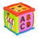 Developing toy "smart cube", light and sound effects