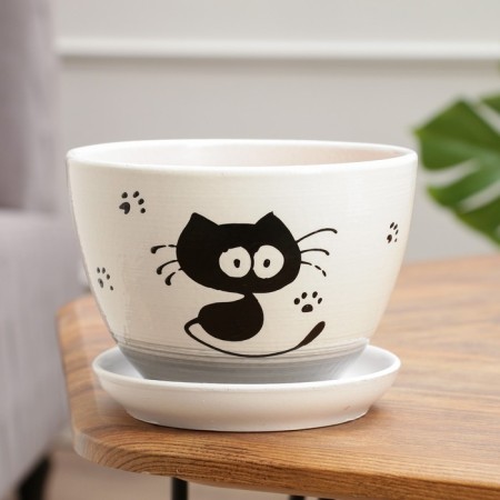 Pot Flower Cat 1.65 l-1