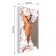 Carty clock, interior "girl", smooth move, 57 x 35 x 4 cm