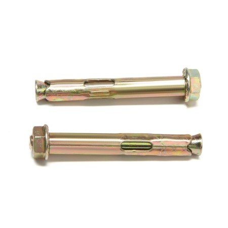 Anchor bolt of scrap, with a nut, galvanized, 10x75 mm, 100 pcs-4