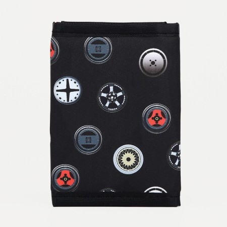 Velcro wallet, black color-1