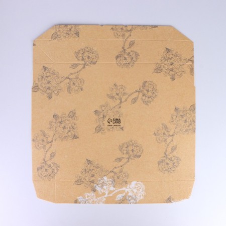Confectionery packaging, a box with lamination "branches", March 8, 20 x 20 x 4 cm-4