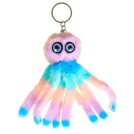 Soft toy "Osminog", on a key fob, 11 cm, Mix colors-3