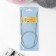 The knitting needles are circular, for knitting, with a metal cable, d = 1.6 mm, 100 cm