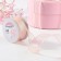 Kapron “wave” ribbon, with rainbow overflow, 38 mm, 9.1 ± 0.5 m, beige color