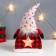 Interior Light doll "Santa Claus in a checkered caftan, a cap in peas, asterisk" 41x24x6 cm 75679