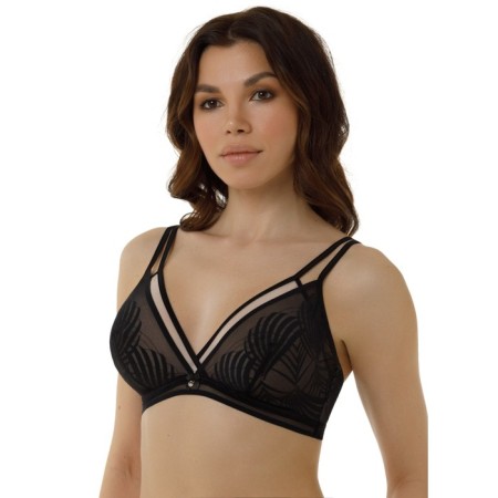Women's bras of Lengy, size 70b, color black shadows-1
