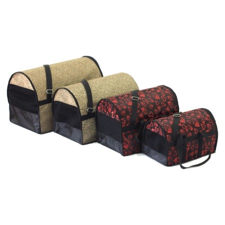 Carrow Bag "Quartet" No. 3, 45 x 29 x 30 cm, mix of flowers