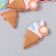 Decor for creativity Rubber "Ice Cream in ROKLE" set of 15 pcs MIX 3.5x2 cm