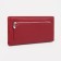 Women's wallet on magnets, red color