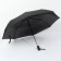 Semi -automatic umbrella "plain", 3 additions, 8 knitting needles, r = 49 cm, black color