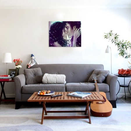 Picture on the numbers "Kiss", 40 × 50 cm, 19 colors-2