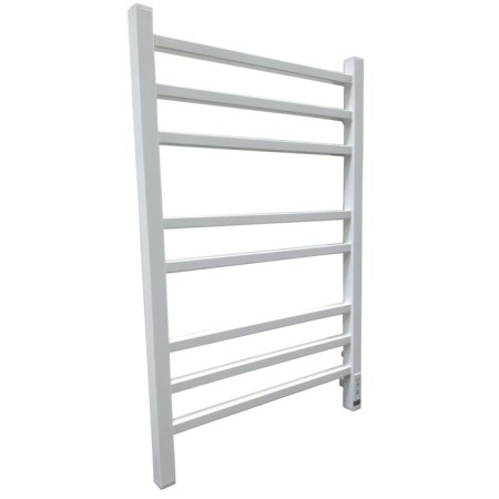Towel electric heater Grois alex, 500x800 mm, 8 crossbars, lower, white-2