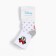Set of socks "minnie", Minnie Mouse, gray/white color, 16-18 cm