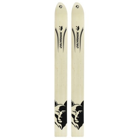 Wooden hunting skis, 155 cm-2