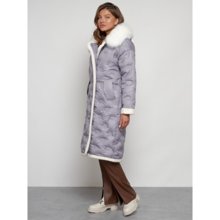 Coat insulated winter female, size 52, color gray-1