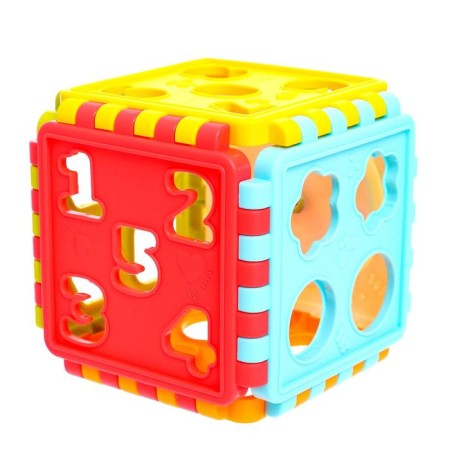 Developing toy-soroter "cube", with a watch-2