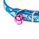Collar "hearts", 31 x 1 cm, artificial leather, mix of colors
