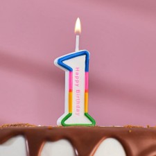 Candle for cake the number 