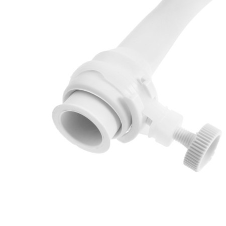 Zein aerator, 2 modes, a white flexible hose on a clamp, universal-9