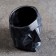 Kashpo - organizer "Geometric head" Black, 7.5x8.5x7cm