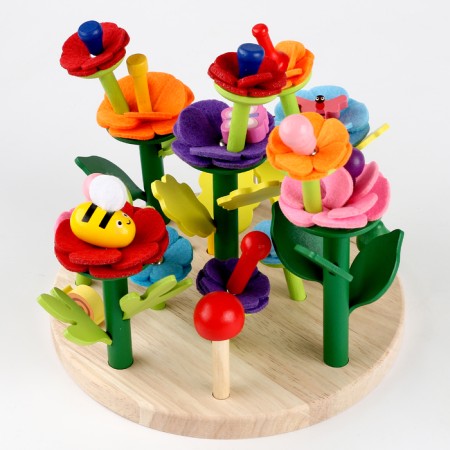 Developing game "Flower flowerbed" 19 × 20.5 × 6.5 cm-3