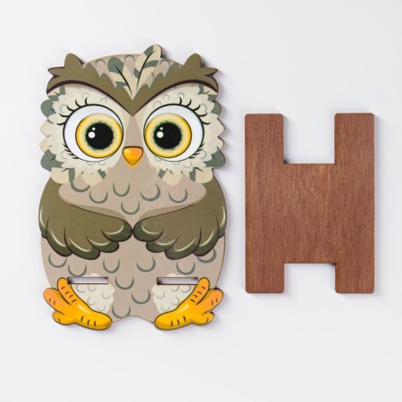 Supply for the phone "owl", lamination, 14.4x9.5 cm-3