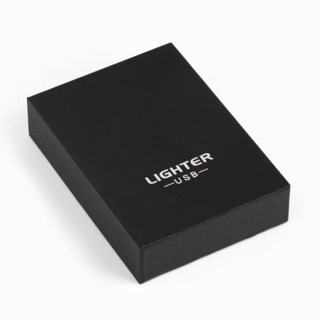 Electronic lighter, arc, usb, 5.6 x 3.8 x 1.3 cm, chrome-7