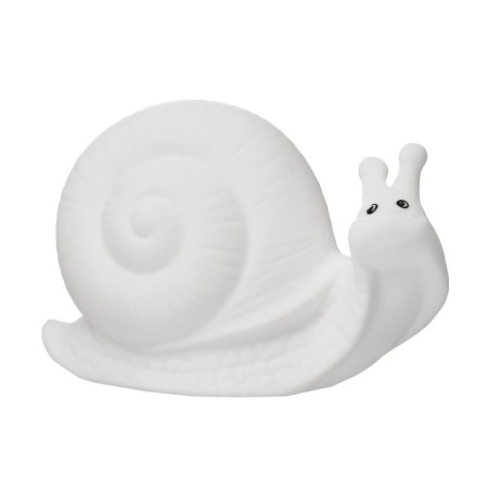 Nightnight "Snail" LED RGB USB AKB White 9x22x16cm Risalux-9