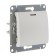 Glossa switch Sche GSL000163, 10 A, 1 key, hidden, backlight, white color