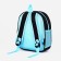 Baby backpack on lightning, 3 outer pockets, black/blue color