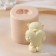 Silicone Mold "Bear with Big Party" silicone 8.5x6.5x5 cm