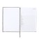 Dated diary 2025 A5 168 sheets, Attomex. Arkona, solid cover, boomvinyl with foam, liesse, block 70, gray