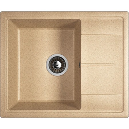 Dr.gans Kitchen sink "Nika-580", 580x470 mm, Terra color
