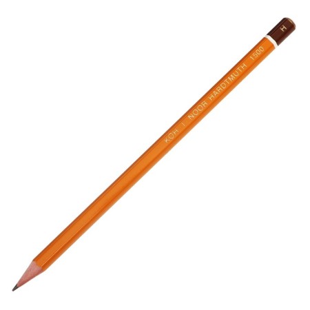 Chernographic pencil 2.0 mm, Koh-I-Noor 1500 H, professional, l = 175 mm-2