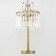 Lapel -Decorative lamp Citilux "Inga" CL335833 27x27x56 cm, 3x60W, E14, brown color