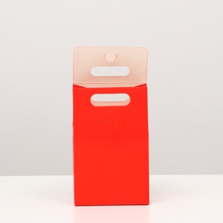 Box-pack with a pen, red, 15 x 10 x 6 cm-1