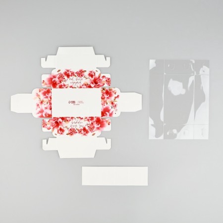 Box for 2 sweets with cells "from the heart", 10 x 6 x 3 cm-5