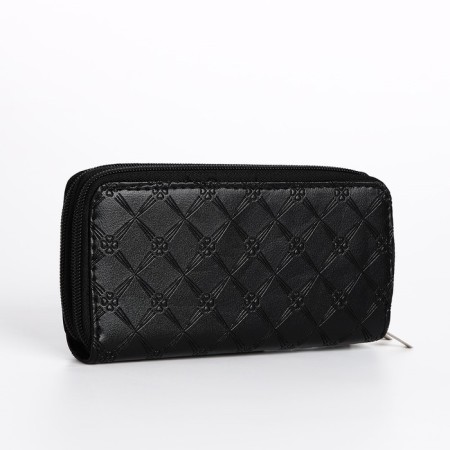 Women's wallet with lightning, black color-1
