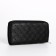 Women's wallet with lightning, black color