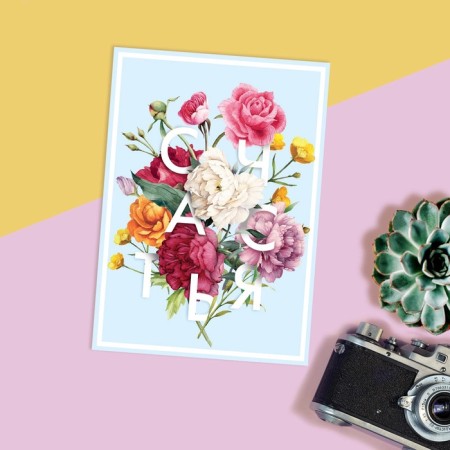 Postcard for every day "Happiness", 7.5 x 10 cm-1
