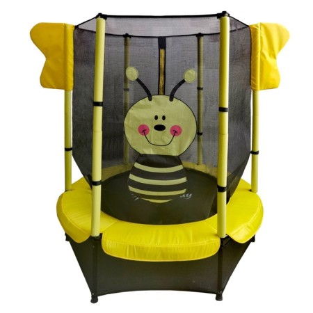 Batut with a protective gut of Perfetto Sport 5 ", D = 140 cm, yellow color-1