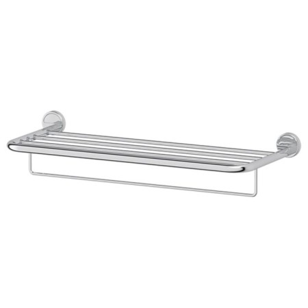 Shelf for towels with a barbell, width 70 cm, chrome