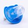 Orthodontic dummy nipple, silicone, from 6 months, with a cap, "plane", blue color