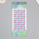 Sticker of rhinestone plastic "Pink-blue gradient" 24.6x10 cm