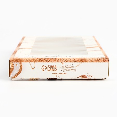 Box for chocolate "Marble", with a window, 16.4 x 8.4 x 1.7 cm-3