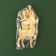 New Year's desktop decor "Deer" 6.9 x 4.3 x 13.7 cm