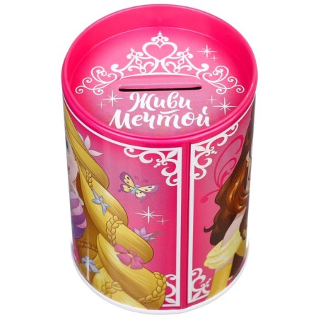 Pig a piggy bank for decorating "live a dream", princesses-7